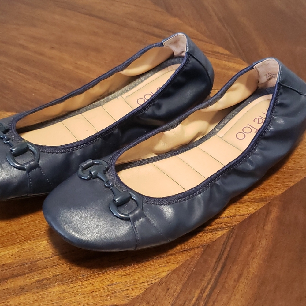 Me Too Navy Flats